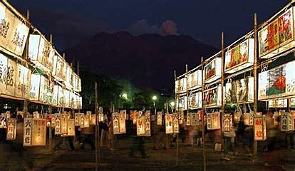 鹿児島夏の風物詩。六月灯。その中でも照国神社六月灯最大のお祭りです。